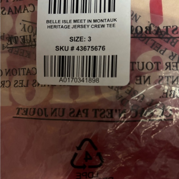 Torrid Belle Isle Plus Size Red "Meet in Montauk Heritage' Jersey Crew Tee 3X - Picture 8 of 8